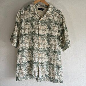 Men's Ex Officio travel hiking shirt size XL palm print